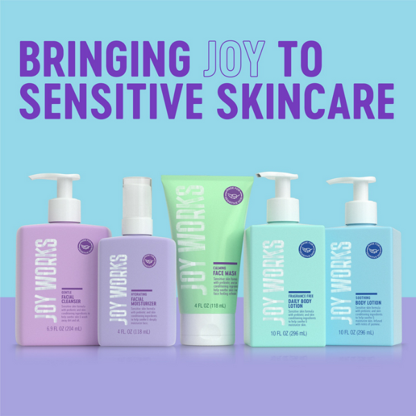 New & Affordable Sensitive Skin Care Brand, Joy Works, Brings JOY to Sensitive Skincare